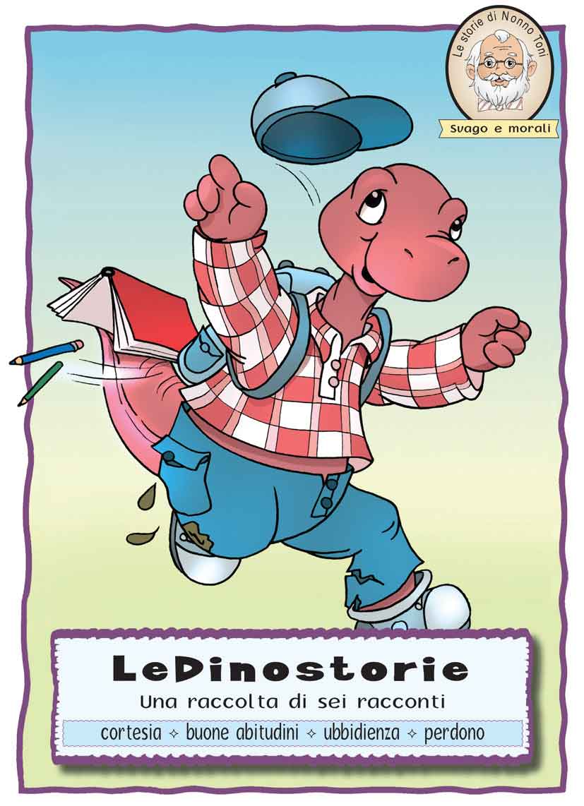 copertina "Le Dinostorie" copyright Produzioni Aurora sas