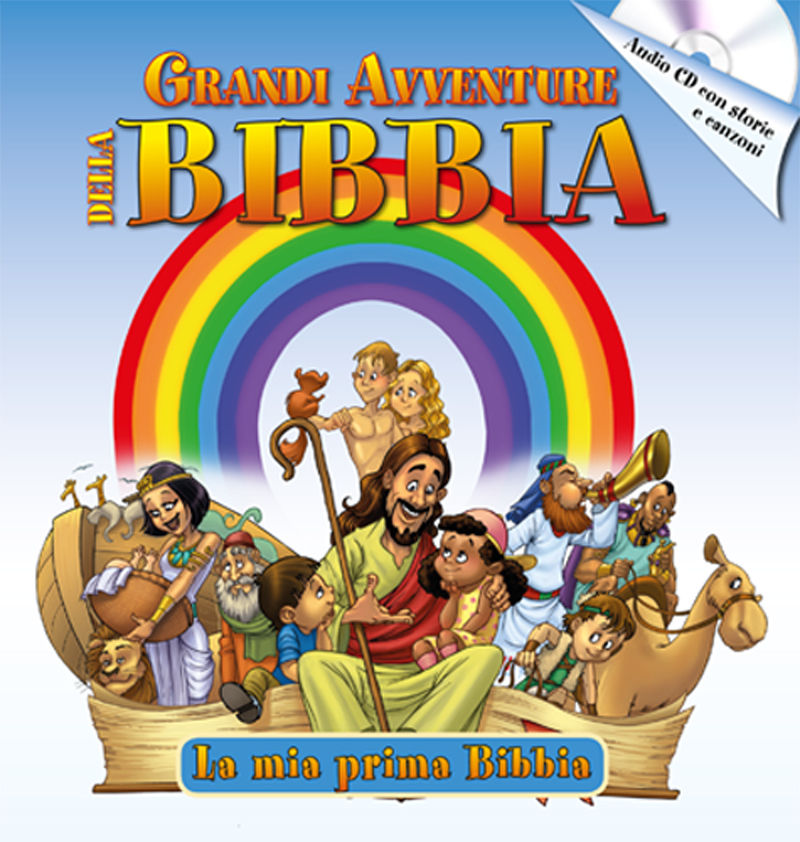 copertina libro le "Grandi Avventure della Bibbia" a cura di Yoko Matsuoka copyright Produzioni Aurora sas