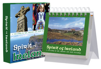 esempio libro di citazioni giornaliere da tavolo di David Halfpenny and Maria Fontaine 'Spirit of Ireland' copyright Aurora Productions AG